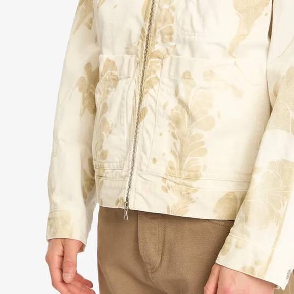 Dries Van Noten Mens Veper Printed Jacket in Dessin E M - Picture 2 of 5